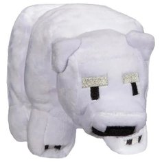 Мягкая игрушка Белый медведь из майнкрафт 18 см Mojang
