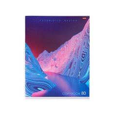 TМ"Remix"Тетрадь клетка 80л. А4 футуристический стиль (80-8781) (цвет.мелов.обл. второй блок) Проф Пресс