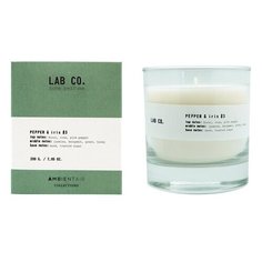 Свеча ароматическая LAB CO, Розовый перец и ирис, 40 ч, VV040AQLB, Ambientair