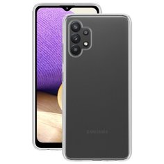 Накладка Gel для Samsung Galaxy A32 (2021), прозрачный, PET синий, Deppa (870064)