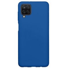 Накладка Gel Color для Samsung Galaxy A12, синий, PET синий, Deppa (87840)