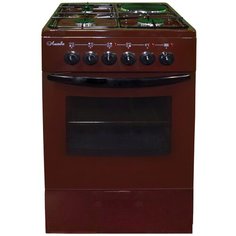 Плита комбинированная лысьва ЭГ 1/3г01 МС-2у коричневый (без крышки)