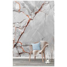 M04302 Фотообои Флизелиновые с виниловым покрытием Поверхности "Мрамор" 200х270 см Barton Wallpapers