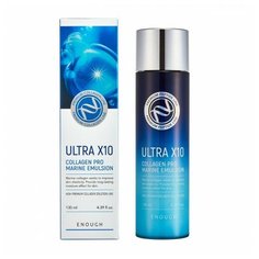 Эмульсия с морским коллагеном Enough Premium Ultra X10 Collagen Pro Marine Emulsion (130 мл)