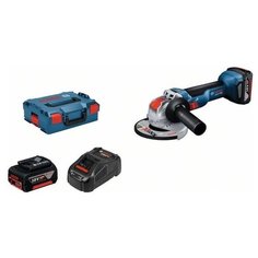 Шлифмашина УШМ аккумуляторная GWX 18V-10 BOSCH, 06017B0102, система X-LOCK
