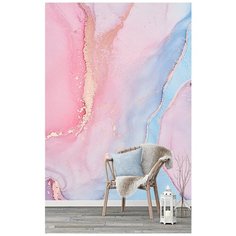 M00302 Фотообои Флизелиновые с виниловым покрытием Поверхности "Мрамор Флюид" 200х270 см Barton Wallpapers