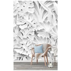 M04502-02 Фотообои Флизелиновые с виниловым покрытием Поверхности 3Д "Лепнина" 200х270 см Barton Wallpapers