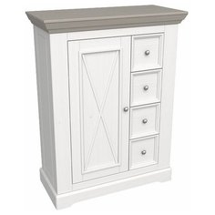 Комод Форест 1-дверный с 4-я ящиками (тумба 104) Дом Мебели из сосны