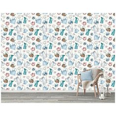 M00804-02 Фотообои Флизелиновые с виниловым покрытием Акварель 400х270 см Barton Wallpapers