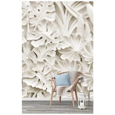 M04502-06 Фотообои Флизелиновые с виниловым покрытием Поверхности 3Д "Лепнина" 200х270 см Barton Wallpapers