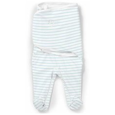 Конверт для пеленания SwaddleMe Footsie голубые полоски, размер S/M Summer Infant