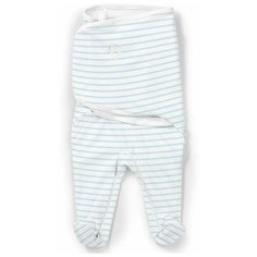 Конверт для пеленания SwaddleMe Footsie голубые полоски, размер S/M Summer Infant