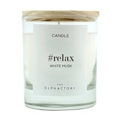 Свеча ароматическая, Relax, Белый Мускус, 40 ч, VV402MBTO, Ambientair
