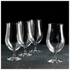 Набор фужеров для пива Bohemia Crystal Бар 4 шт 550 мл