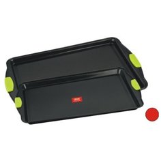 Набор форм выпечки CALVE, 2 предмета: 38х29 и 43х30, с силикон.ручками, с антиприг.покрытием