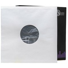 Конверт для виниловой пластинки 12" LP внутренний антистатический, белый, 25 шт Audio Anatomy