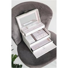 Шкатулка для украшений S-777-1N белый Ismat Decor