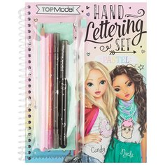 Альбом для творчества с канцелярией Depesche Леттеринг TOPModel Hand Lettering Set Pastel (047778)