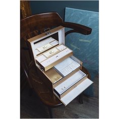 Шкатулка из искусственной кожи IsmatDecor,