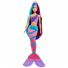 Кукла Barbie Дримтопия Русалка с длинными волосами GTF39