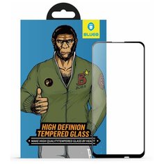 Защитное стекло BlueO для Honor 9C/Huawei P40LiteE закален. с олеоф.покр. | 2.5D рамка черное 0.26мм