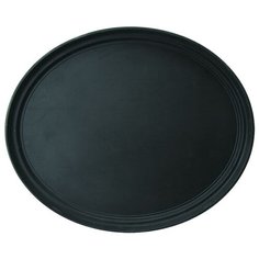 Поднос овальный, черный, пластик, 2900ct/sp, Prohotel