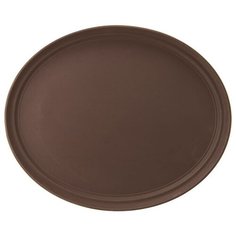 Поднос овальный, коричневый, пластик, 2700ct/sp, Prohotel