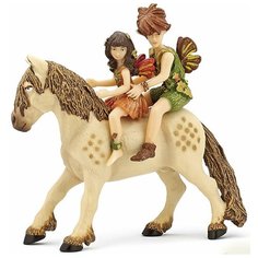 Маленькие лесные эльфы и пони 18 см из серии Сказки и Легенды — фигурка-игрушка 39011 Papo