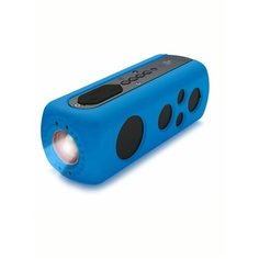 Портативный беспроводной динамик Sound Box Bluetooth брызгозащищенный, ударопрочный | Портативная колонка блютуз со встроенным светодиодным фонариком, ручным турбинным зарядным устройством Pyle
