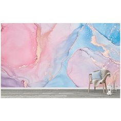 M00305 Фотообои Флизелиновые с виниловым покрытием Поверхности "Мрамор Флюид" 500х270 см Barton Wallpapers