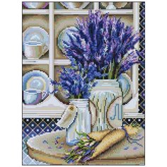 Алмазная мозаика Алмазная Фея 0153. Лаванда