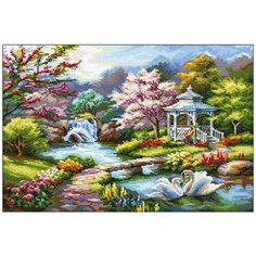 Алмазная мозаика Алмазная Фея 0175. Лебединое озеро