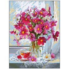 Алмазная мозаика Алмазная Фея 0114. Розовый букет