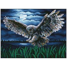 Алмазная мозаика Алмазная Фея 0184. Бородатая неясыть