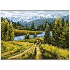 Алмазная мозаика Алмазная Фея 0173. Летний пейзаж