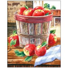 Алмазная мозаика Алмазная Фея A-0219. Наливные яблочки