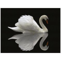 Алмазная мозаика Алмазная Фея A-0272. Серебряные пёрышки