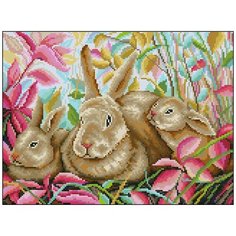 Алмазная мозаика Алмазная Фея 0150. Кролики