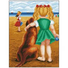 Алмазная мозаика Алмазная Фея 0099. Летняя прогулка