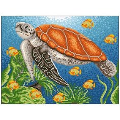 Алмазная мозаика Алмазная Фея 0095. Черепаха