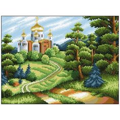 Алмазная мозаика Алмазная Фея 0155. Дорога к храму