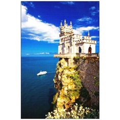 Алмазная мозаика Алмазная Фея A-0199. Крым. Ласточкино гнездо