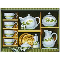 Алмазная мозаика Алмазная Фея 0183. Чайный набор