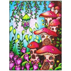 Алмазная мозаика Алмазная Фея A-0371. Маленькая страна