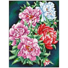 Алмазная мозаика Алмазная Фея 0111. Пионы