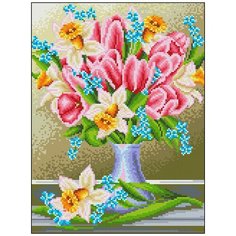 Алмазная мозаика Алмазная Фея 0112. Букет цветов