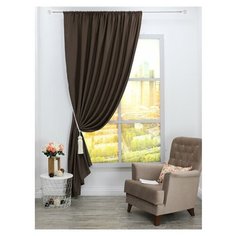 Штора Amore Mio RR 6668-06 Блэкаут однотонный 2,0*2,7 1 шт. Венге