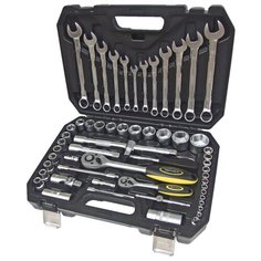 Набор инструментов Эврика ER-80061, 61 предм., черный