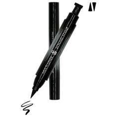 SHINEWELL Подводка-лайнер для глаз со штампом Multiliner & Styling stamp, оттенок черный