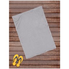 Покрывало пляжное флис sfer.tex серый 150х110